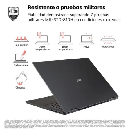 LG gram Pro 16Z90TS-G.AU99BN Portátil 16" WQXGA Intel Core Ultra 9-288V 32GB RAM 1TB SSD Windows 11 Gris LG gram Pro 16Z90TS-G.AU99BN Portátil 16" WQXGA Intel Core Ultra 9-288V 32GB RAM 1TB SSD Windows 11 Gris